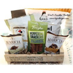 World's Best Dad Snack Gift Basket